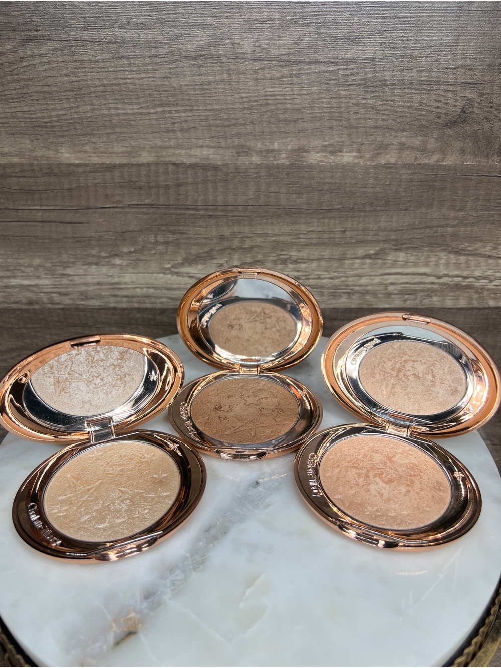 Charlotte Tilbury HOLLYWOOD GLOW GLIDE FACE ARCHITECT HIGHLIGHTER  (SET OF 3)
